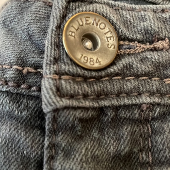 Women’s jeans BlueNotes brand size 30x32. Grey soft worn denim. - Picture 2 of 14